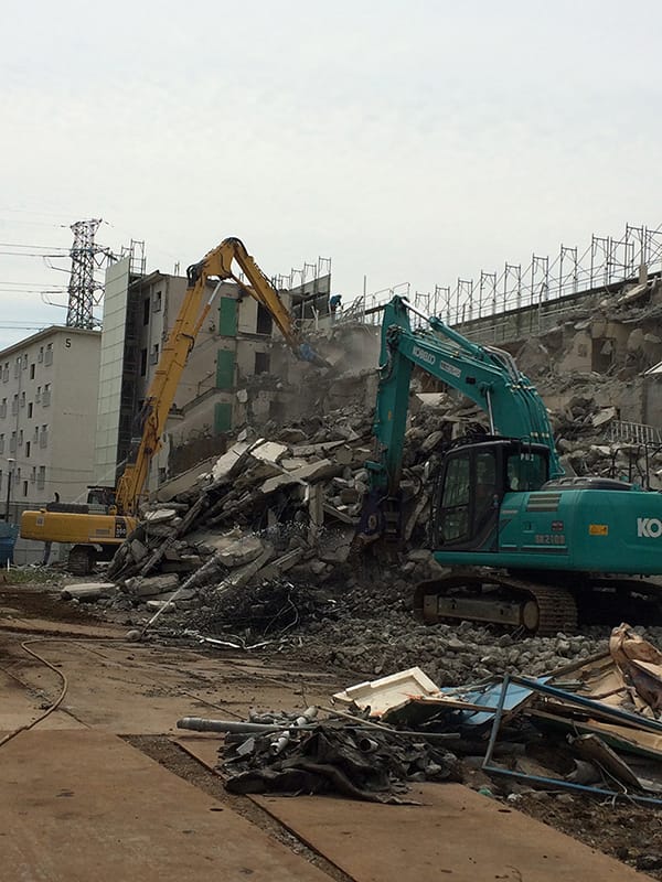 立川市松中アパート解体工事